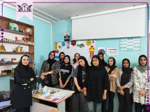 عکس پایان دوره مربی مهدکودک