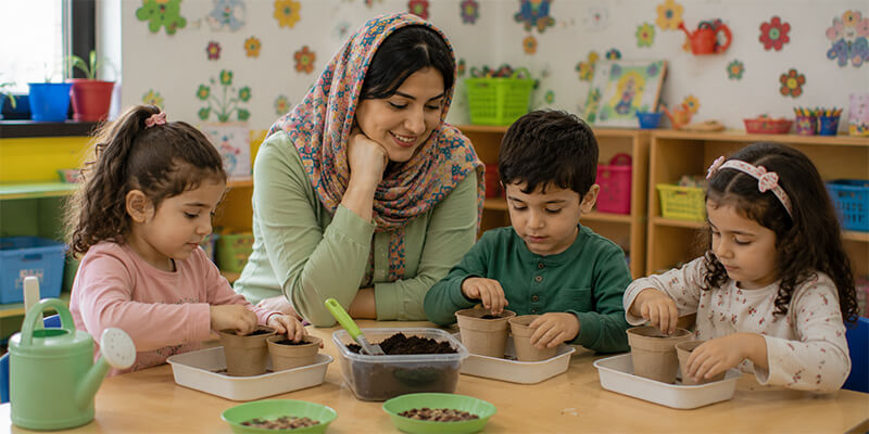 بازی حرکتی رویش لوبیا
