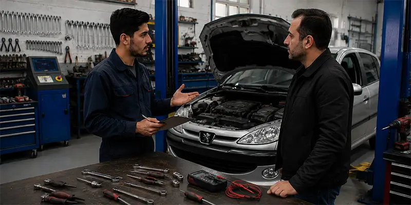 تست دینام و شارژ باتری خودرو