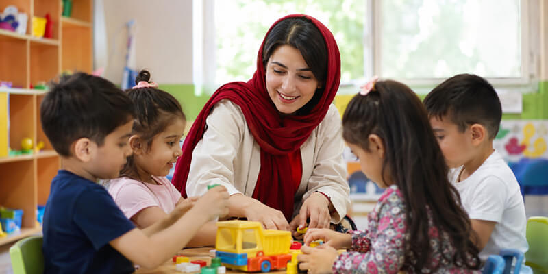 کار در مهد کودک